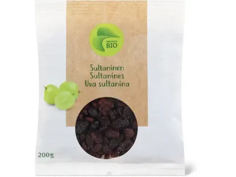 Raisins sultanines · Bio 200g