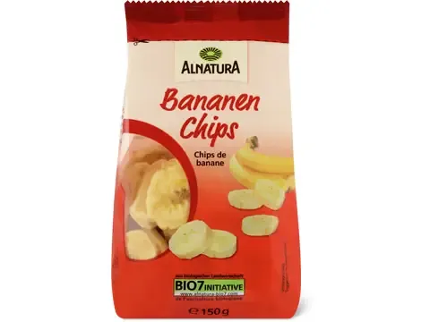 Alnatura · Bananes · Bio, Chips 150g