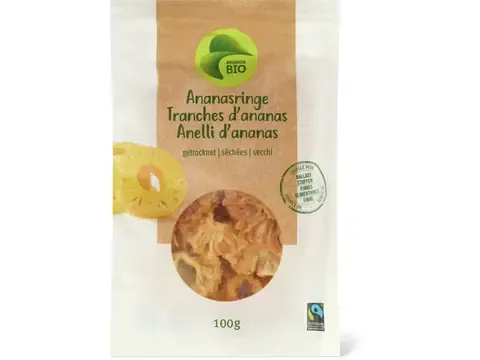 Tranches d’ananas · Bio, séchées 100g