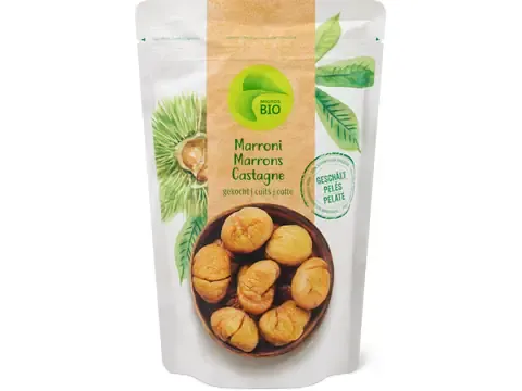 Marrons · Bio, cuits, pelés 400g