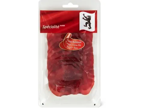 Spécialité Suisse · Mostbröckli appenzellois IGP · en tranches ultrafines 100g