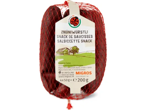 Petites saucisses pour en-cas 4x50g