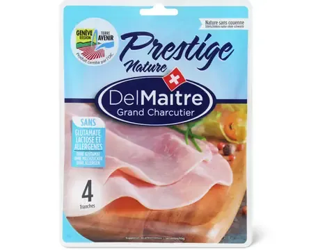 Del Maître · Jambon Prestige · De la région 100g