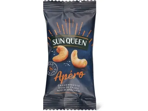Sun Queen · Noix de cajou · salées 50g