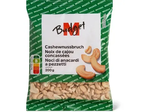 M-Budget · Noix de cajou concassées 200g
