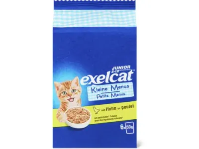 Exelcat · Mini Junior Poulet 6 x 50 g
