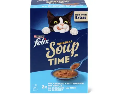 Felix Soup · Original au cabillaud, thon et carrelet 6 x 48 g