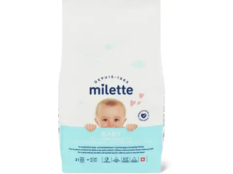 Milette · Lessive en poudre Baby · 21 lavages 1.26kg