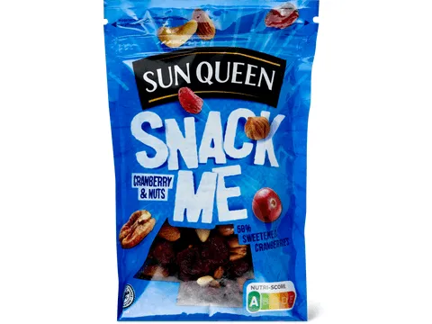 Sun Queen Snack me · Snack Me · Cranberry &amp; Nuts 200g
