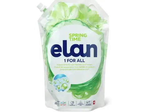 Elan · Lessive liquide · 36 lavages, Spring Time 2l