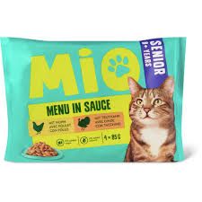 Mio · Senior Menu poulet/dinde · en sauce 4 x 85 g
