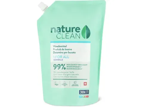 Nature Clean · Lessive liquide · Marseille, végétalien 1.5l