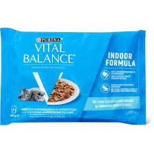 Vital Balance · Indoor Formula · au thon et aux haricots verts 4 x 85g