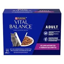 Vital Balance · Adult · à l’agneau et aux carottes 12 x 85g