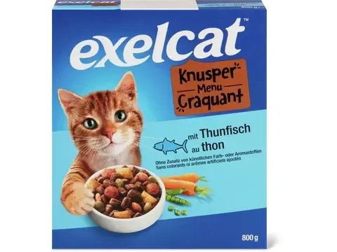 Exelcat · Menu craquant au thon 800 g