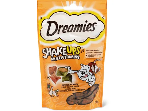 Dreamies · ShakeUps Multivitamins · Le bal des volailles 55g