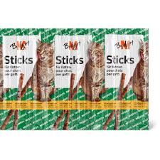 M-Budget · Sticks pour chats · avec volaille et foie 10 x 5g