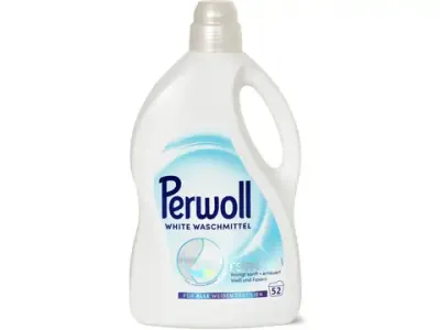 Perwoll · Lessive pour linge délicat · Liquide, White, 52 lavages 2.6l