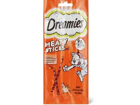 Dreamies · Meaty Sticks · Poulet 6 x 5 g