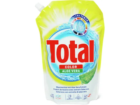 Total · Lessive liquide · 36 lavages, Color Aloe Vera 2l