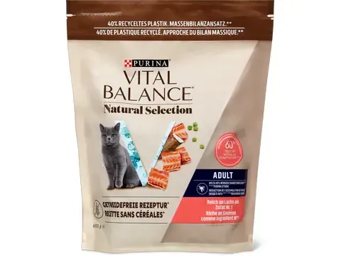 Vital Balance · Natural Selection Adult · riche en saumon 600g
