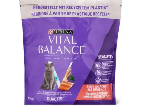 Vital Balance · Sensitive · riche en saumon 1.5kg