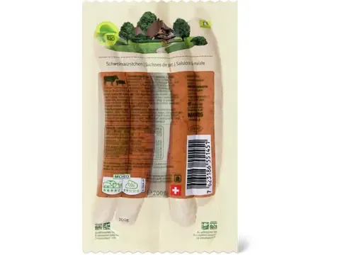Saucisses de porc · Bio 200g