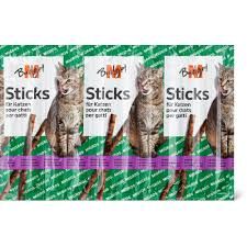 M-Budget · Sticks pour chats · avec veau &amp; agneau 10 x 5g