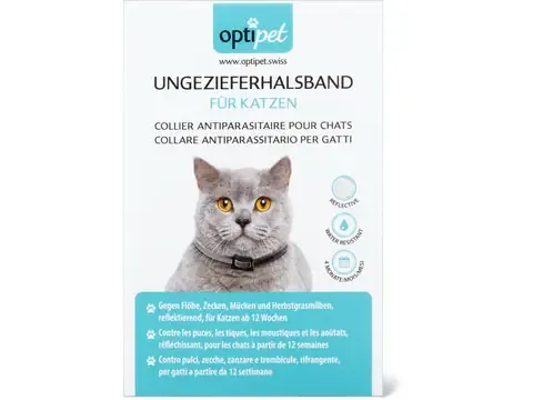 Optipet · Collier antiparasitaire · pour les chats 1 pièce