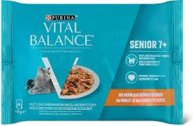 Vital Balance · Senior · Au poulet et aux haricots verts 4 x 85g