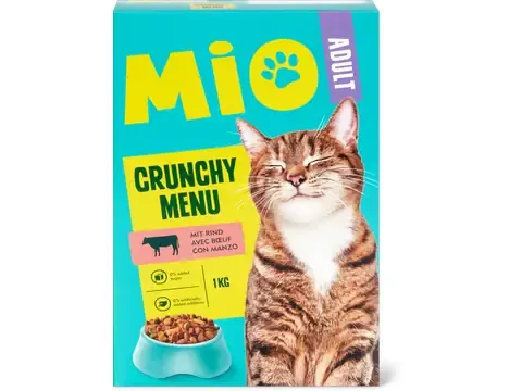 Mio · Crunchy Menu Adult · au bœuf  1kg