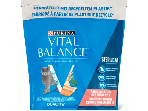 Vital Balance · Sterilcat · riche en saumon 1.5kg