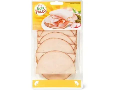 Don Pollo · Poitrine de poulet · finement prétranchée avec bord rôti 150g