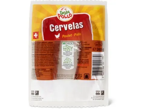 Don Pollo · Cervelas de poulet 200g