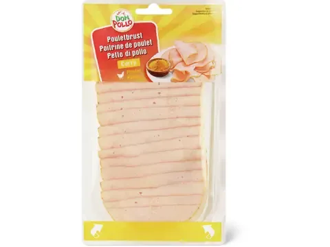 Don Pollo · Poitrine de poulet · en tranches ultrafines, curry 150g
