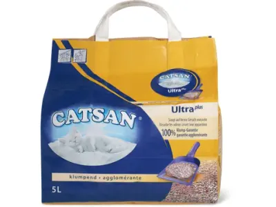 Catsan · Ultra plus · agglomérante 5l