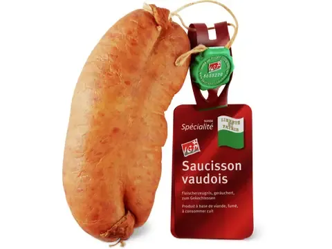 Spécialité Suisse · Saucisson vaudois IGP 100g