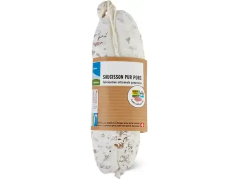 Saucisson de porc cru · De la région 100g