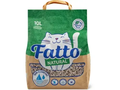 Fatto · Litière pour chats Natural · non-clumping 10l