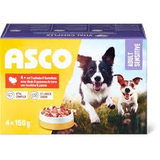 Asco · Terrine Adult Sensitive · avec dinde et pommes de terre 4 x 150g