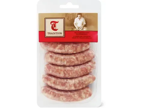 Tradition · Chipolatas de porc 250g
