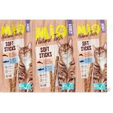 Mio · Soft Sticks Natural Taste Adult · au saumon et à la truite 10 x 5g