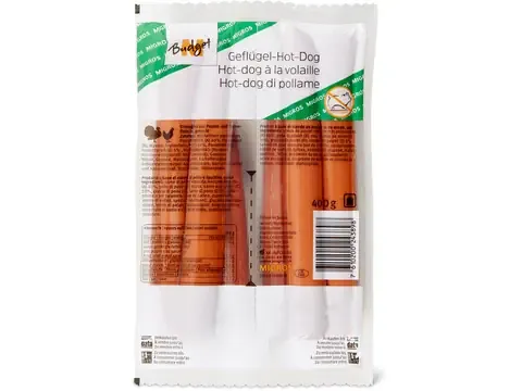 Hot-dog au poulet 400g