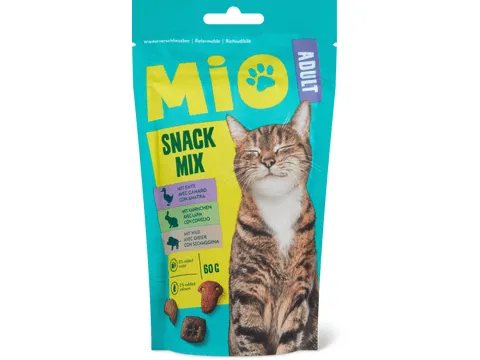 Mio · Adult Snack Mix · Au canard, au lapin et au gibier 60g