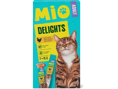 Mio · Delights Adult · au poulet 7 x 15g