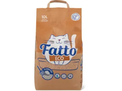 Fatto · Litière pour chats Eco · clumping 10l