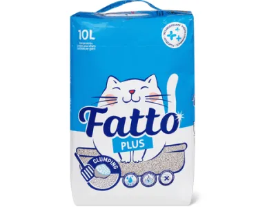 Fatto · Litière pour chats Plus · agglomérante 10 l