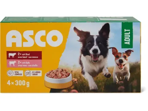 Asco · Terrine Adult · Veau et bœuf 4 x 300g