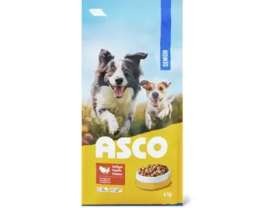 Asco · Classic Senior · riche en volaille, avec riz 4kg