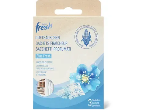 M-Fresh · Sachets fraîcheur · Blue Fresh 3pces